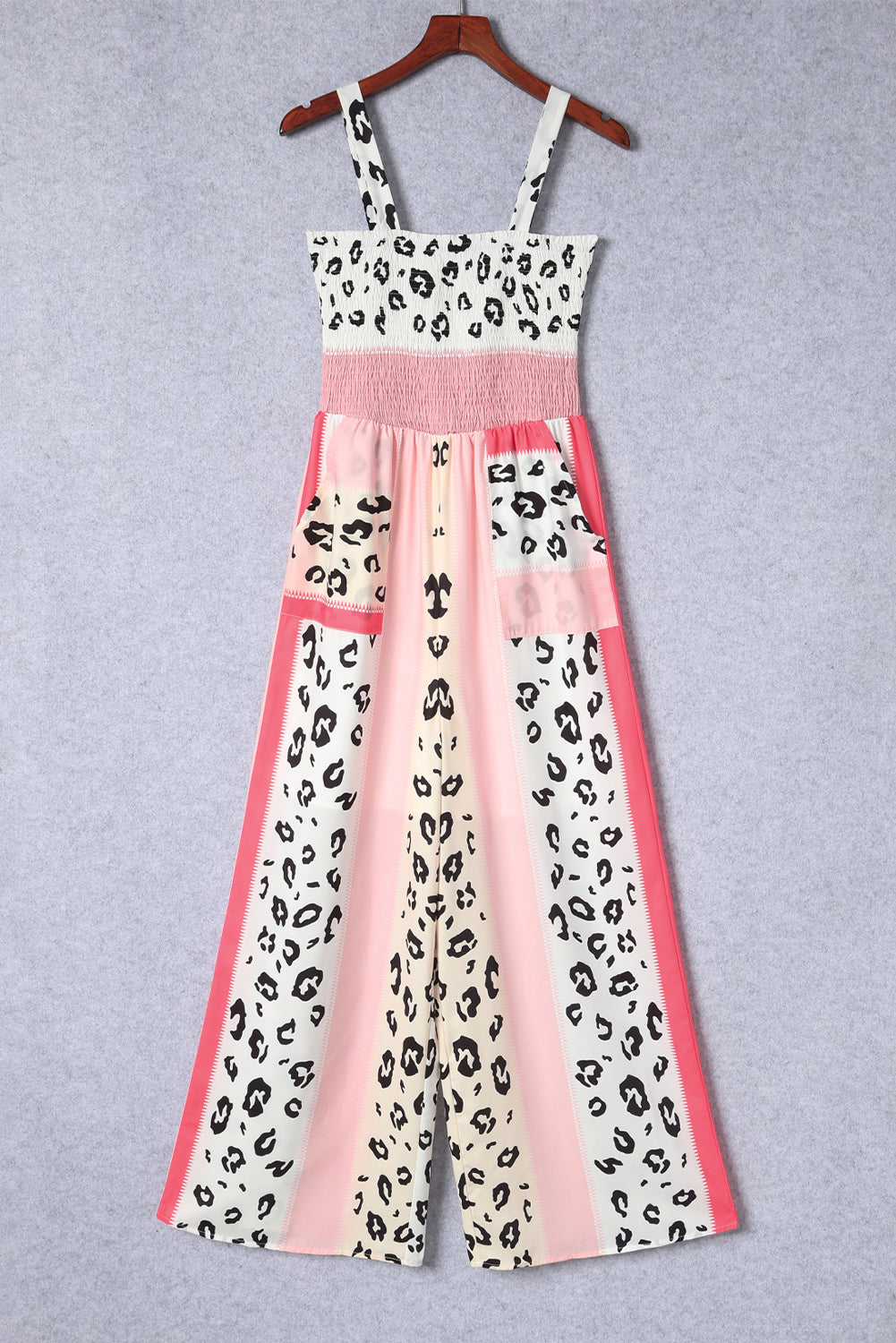 Leopard Color Block Jumpsuit RTS