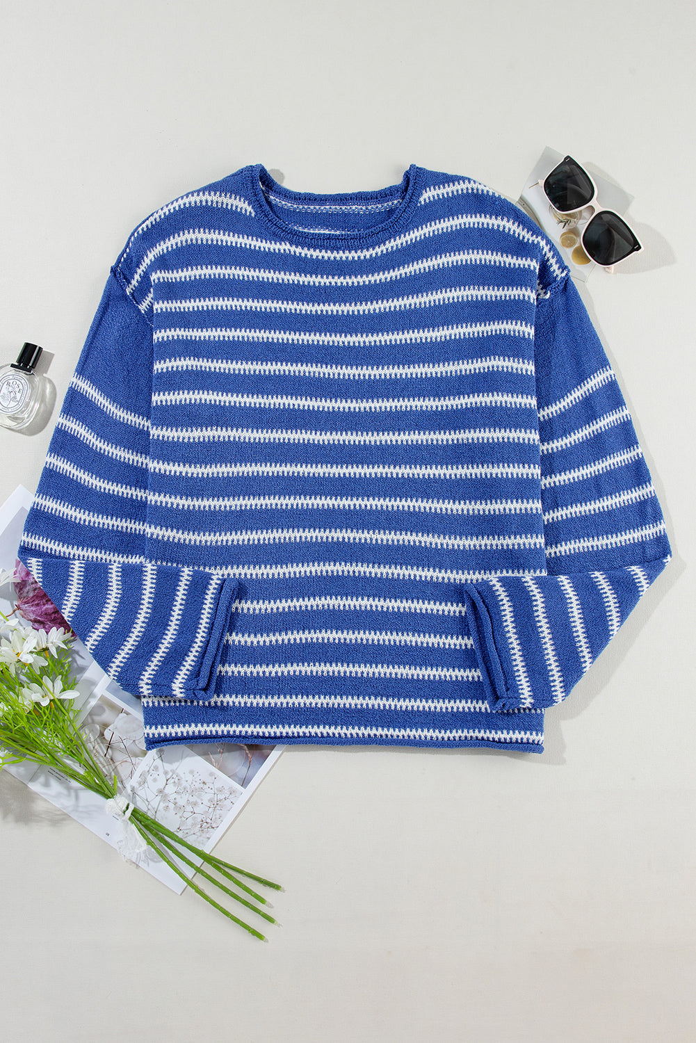 Blue Striped Sweater LT