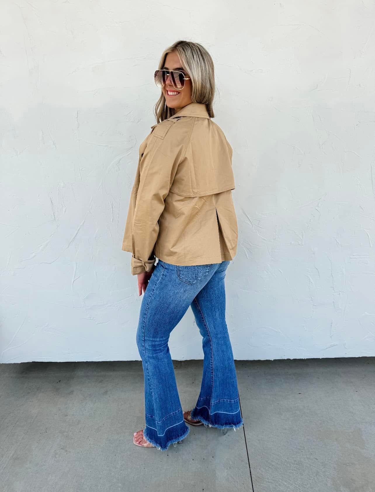 ROSSI CROP TRENCH COAT 🧥