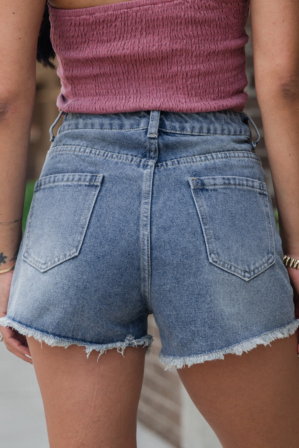 Pearl Denim Shorties May.