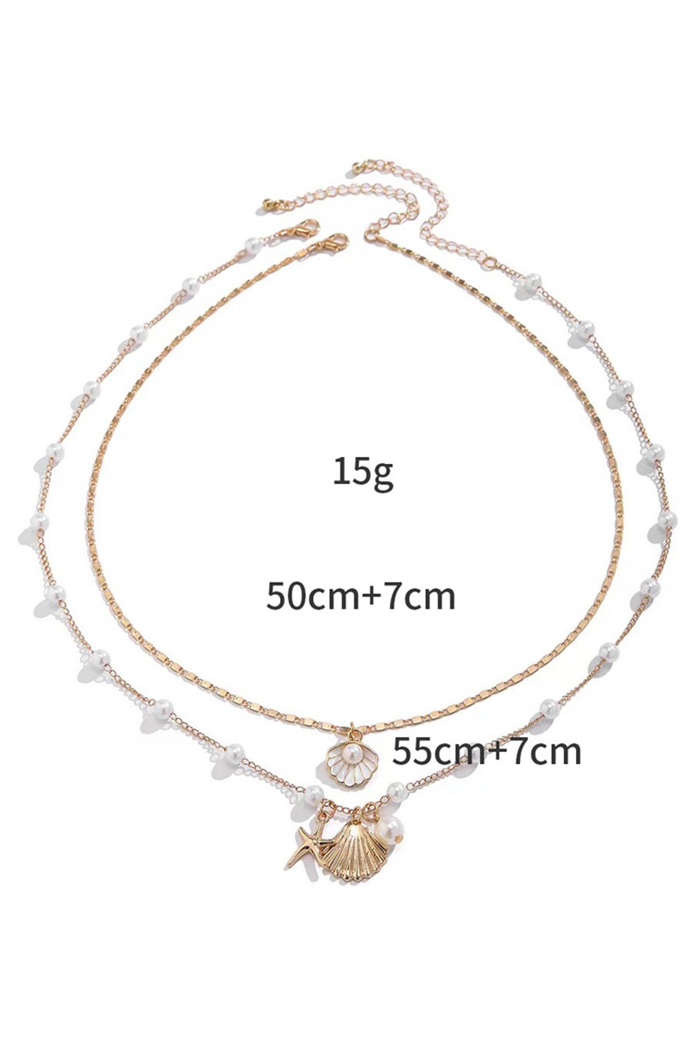 Ocean Dual Chain Necklace LT