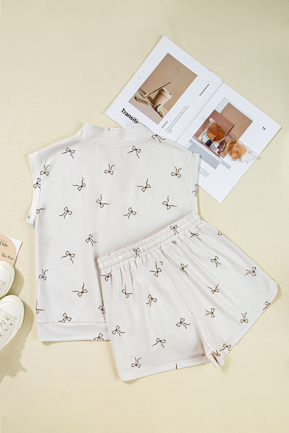 Neutral Bow Print Set LT