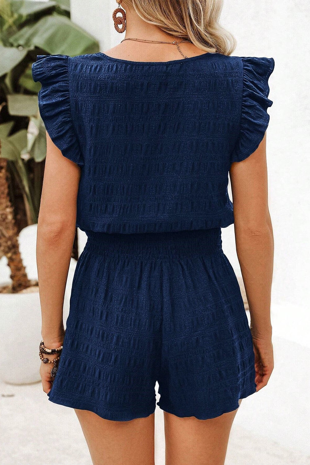 Navy Square Neck Set LT