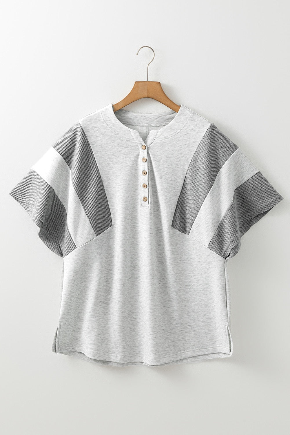 Grey Two Toned Top May.