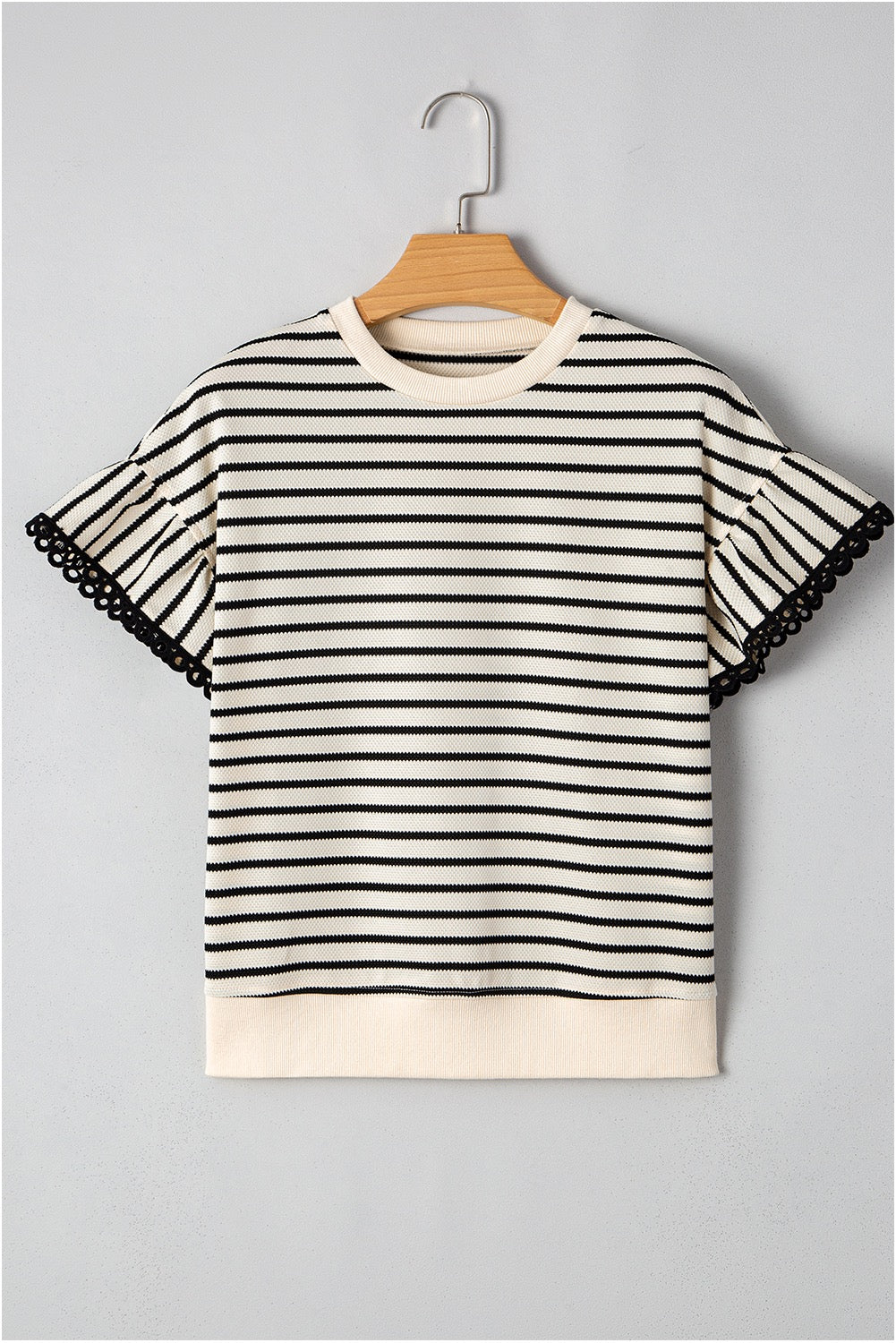 Black Striped Blouse RTS