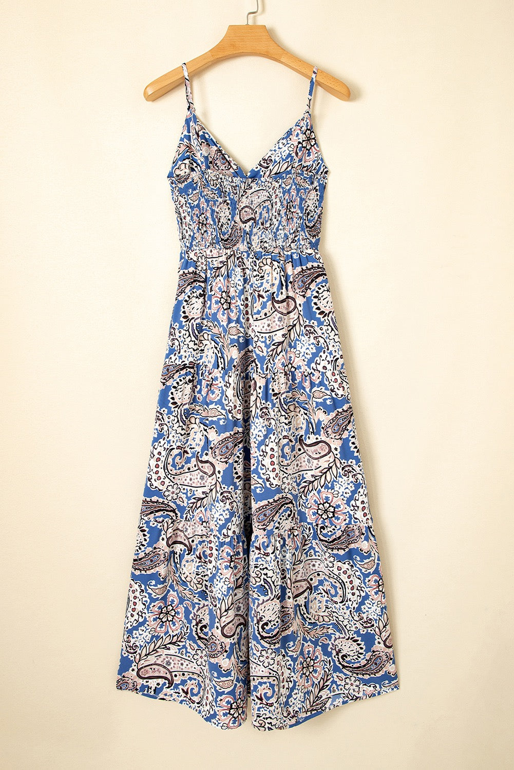 Blue Paisley Front Twist Maxi LT