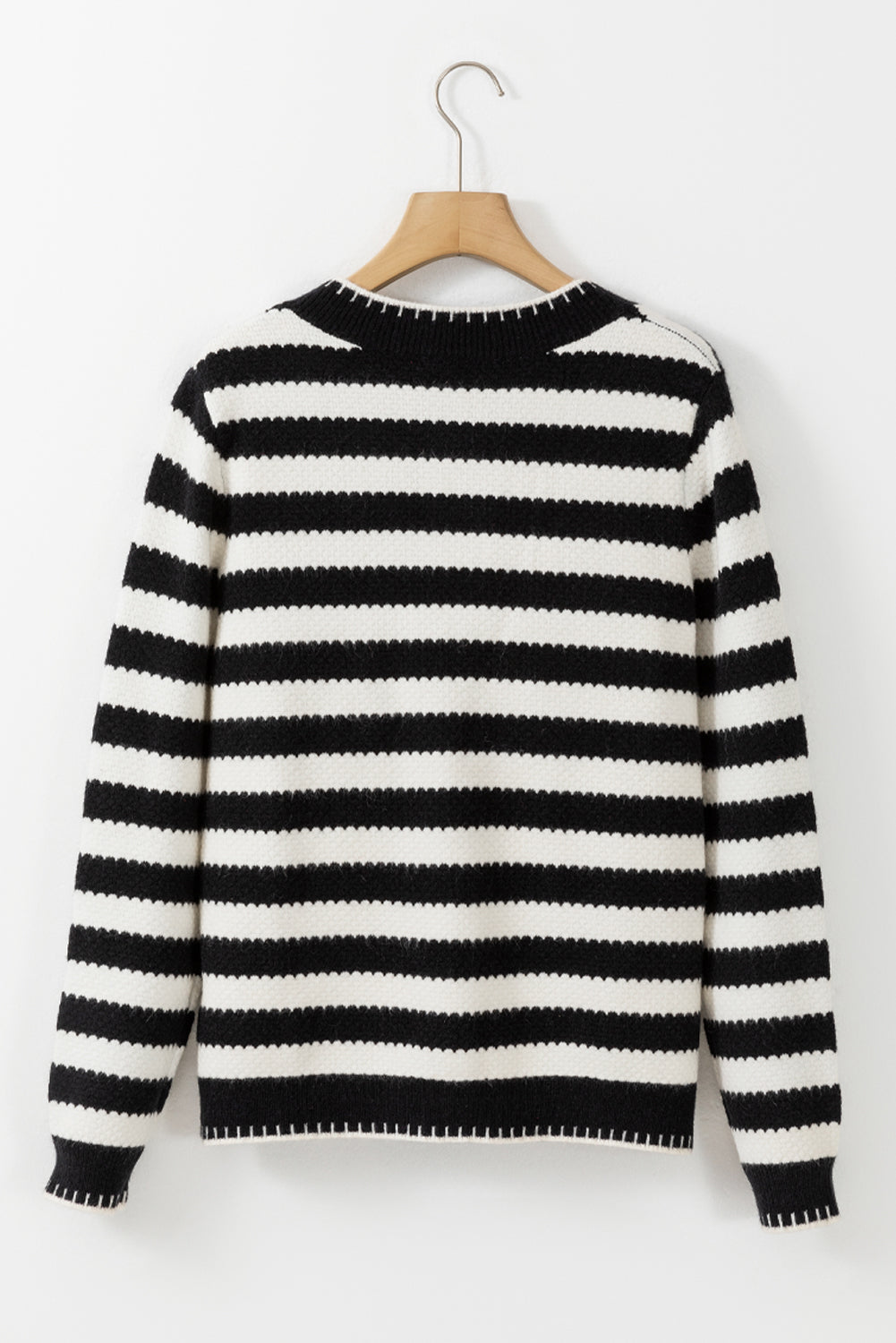 Stripe Gold Button Cardigan LT