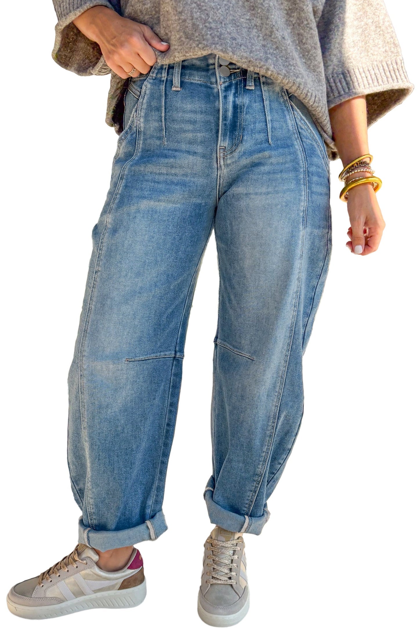 Wash Barrel Jeans RTS