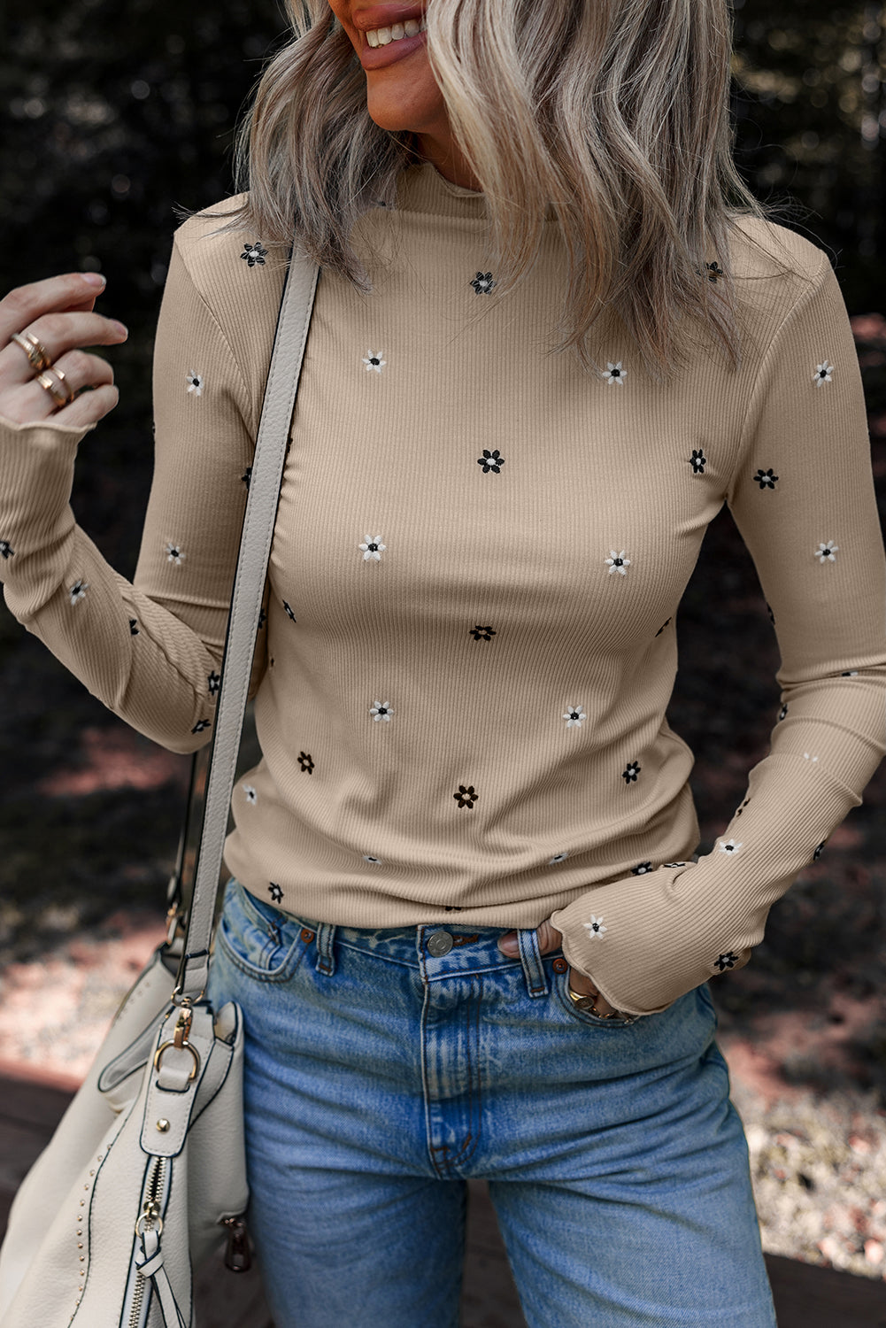 Floral Embroidered Top LT
