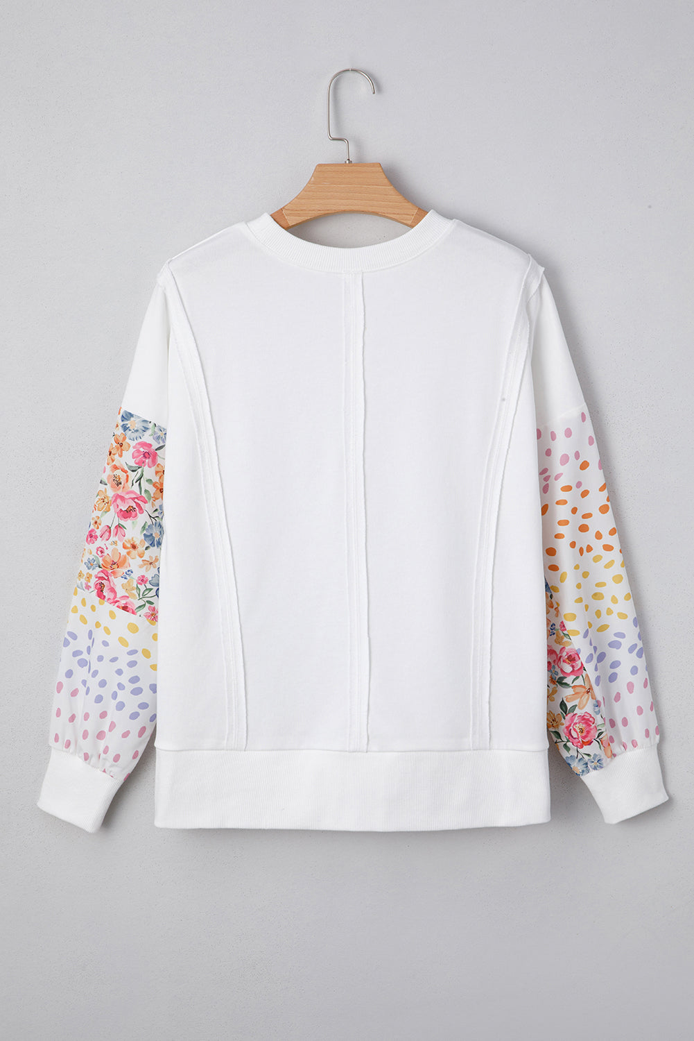 White Floral High Low Top RTS