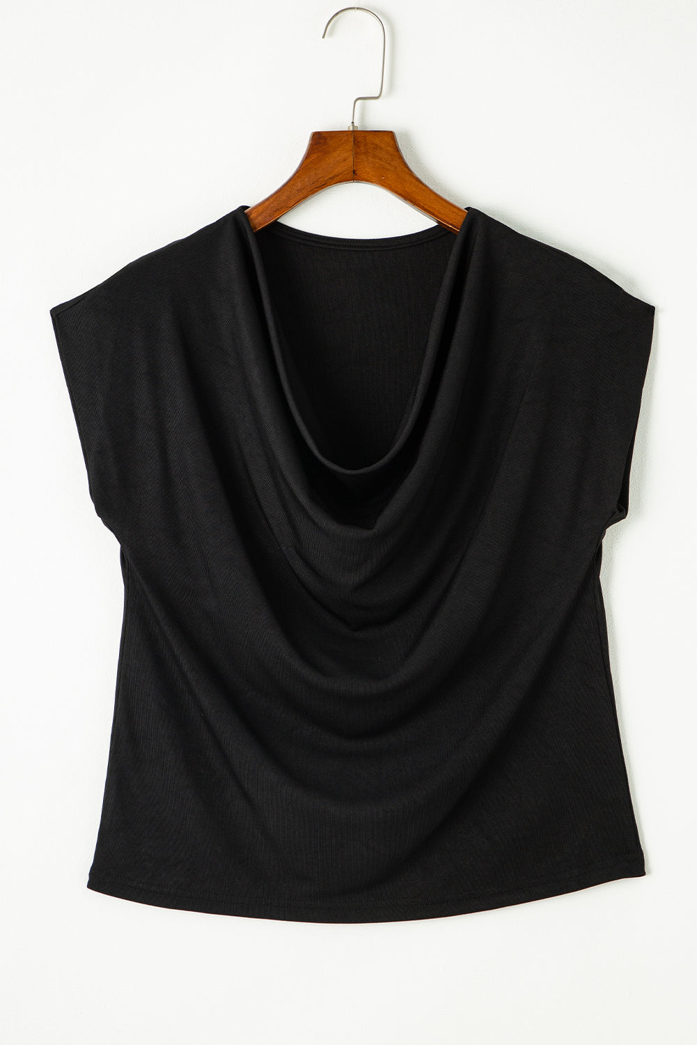 Black Cowl Neck Top LT