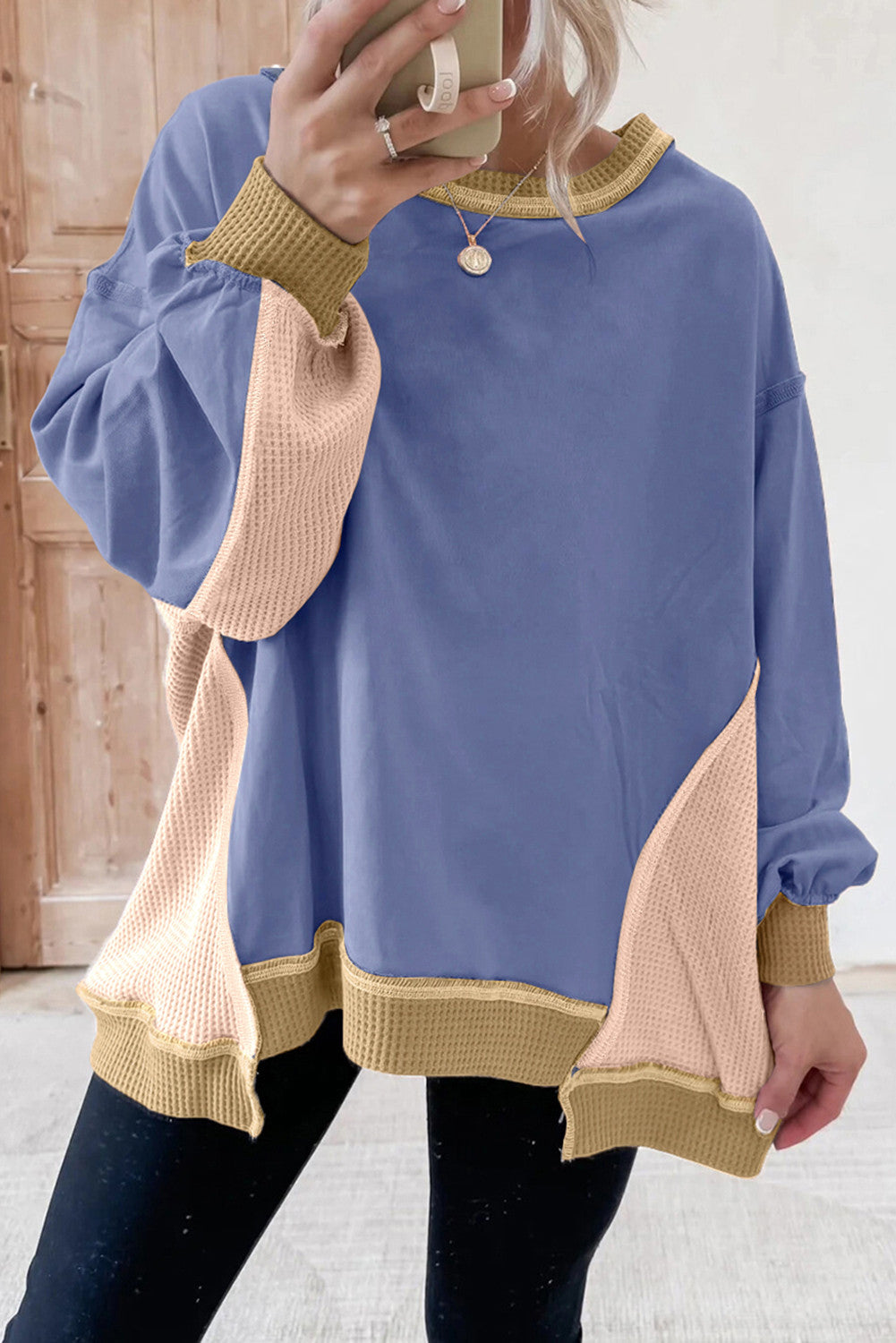 Colorblock Oversized Sweatshirt *THREE COLORS* RTS