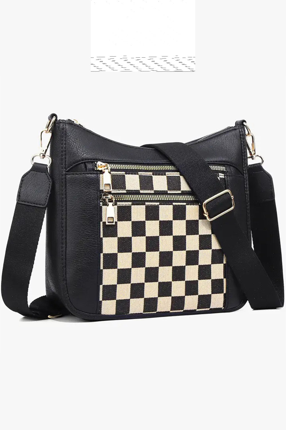 Checkered Leather Bag RTS