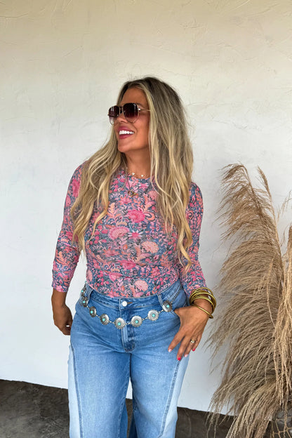 PREORDER: Boots & Blooms Collection Mesh Tops