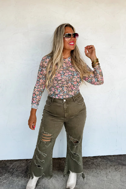 PREORDER: Boots & Blooms Collection Mesh Tops