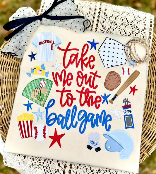 Take Me Out To The Ballgame Collage -  Multiple Styles