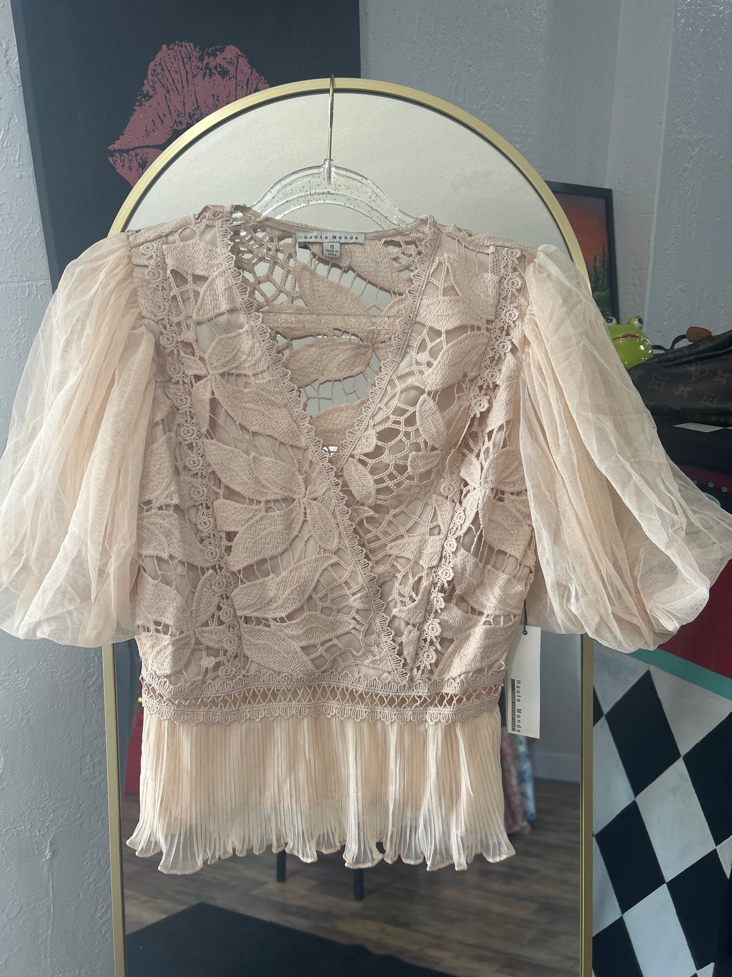 Whimsical Garden Lace Tops