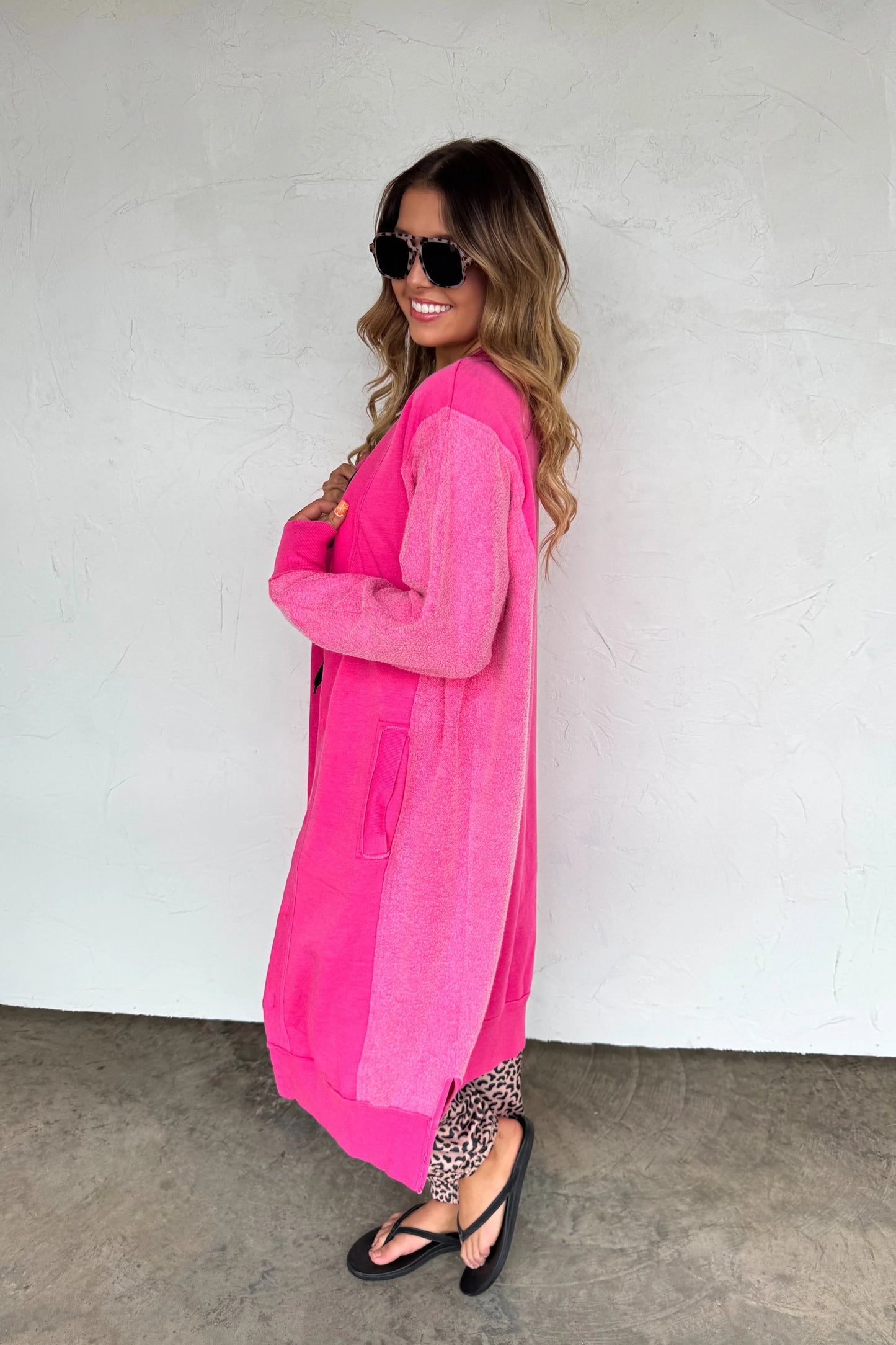 PREORDER: Desi Sweatshirt Cardigan