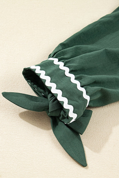 Contrast RicRac Trim Shift Dress LT
