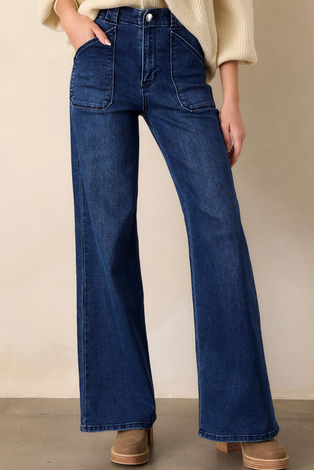 Dirty Blue Straight Leg Jeans March.