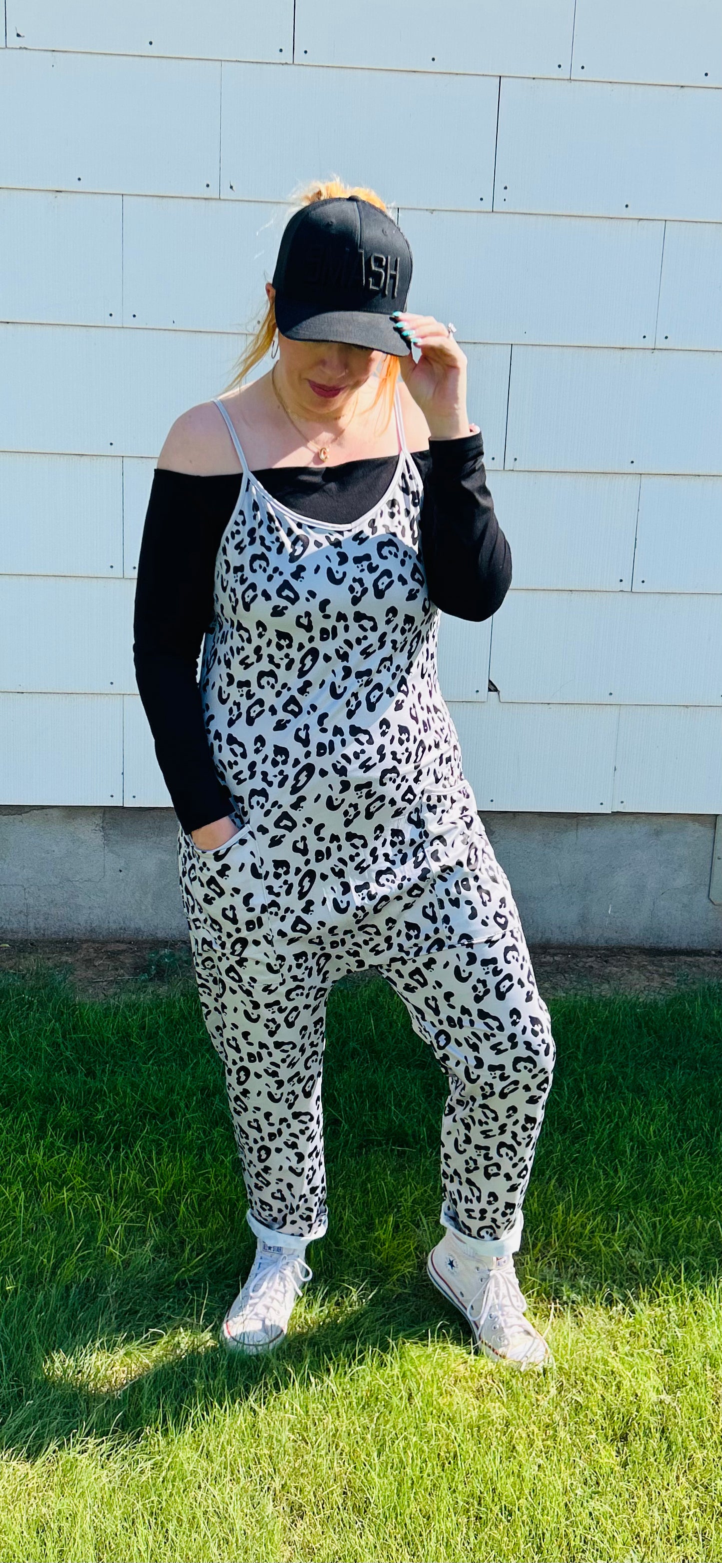 Hot Shot Leopard Romper