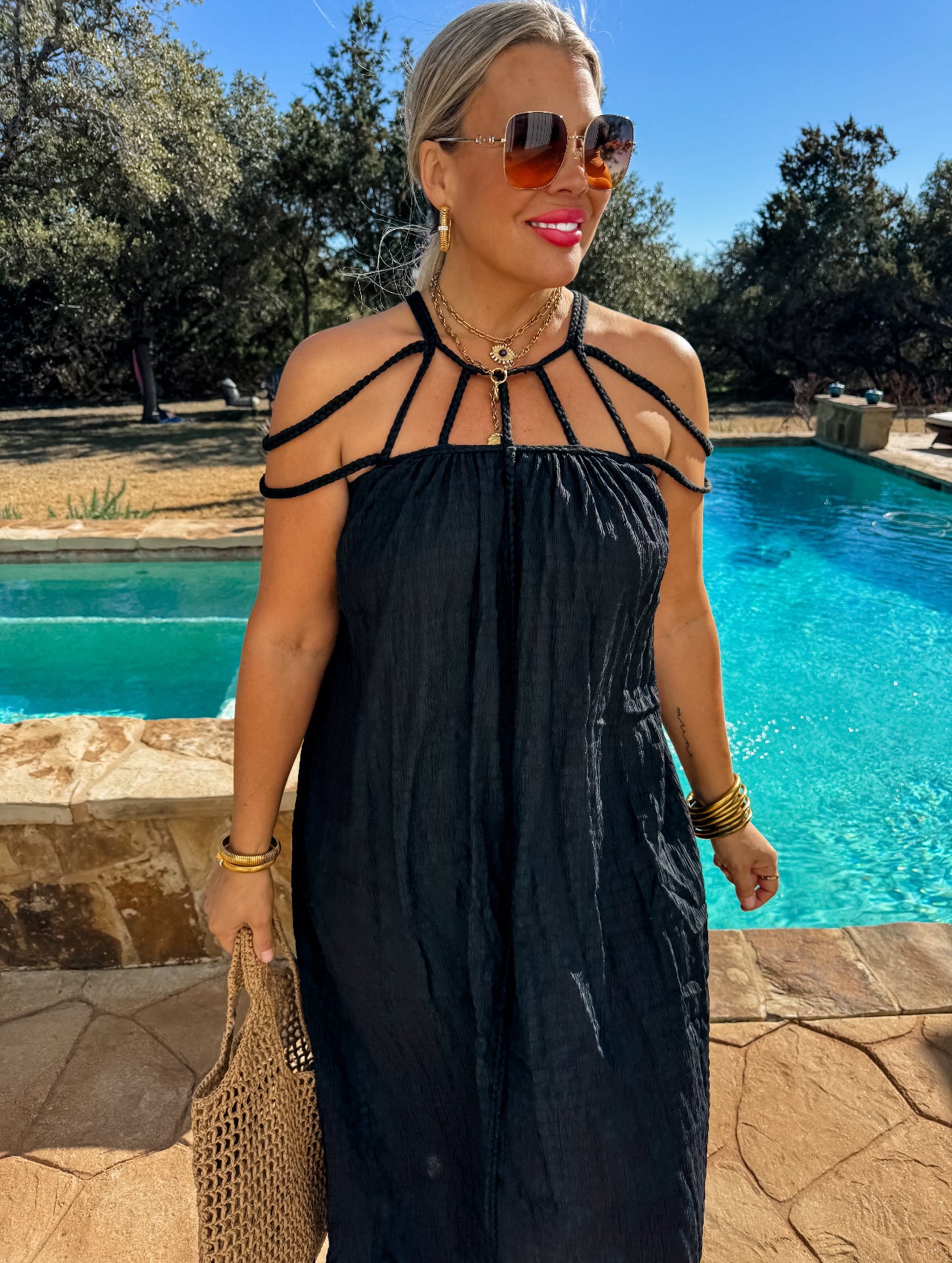 CIAO BELLA STRAPPY DRESS - RTS