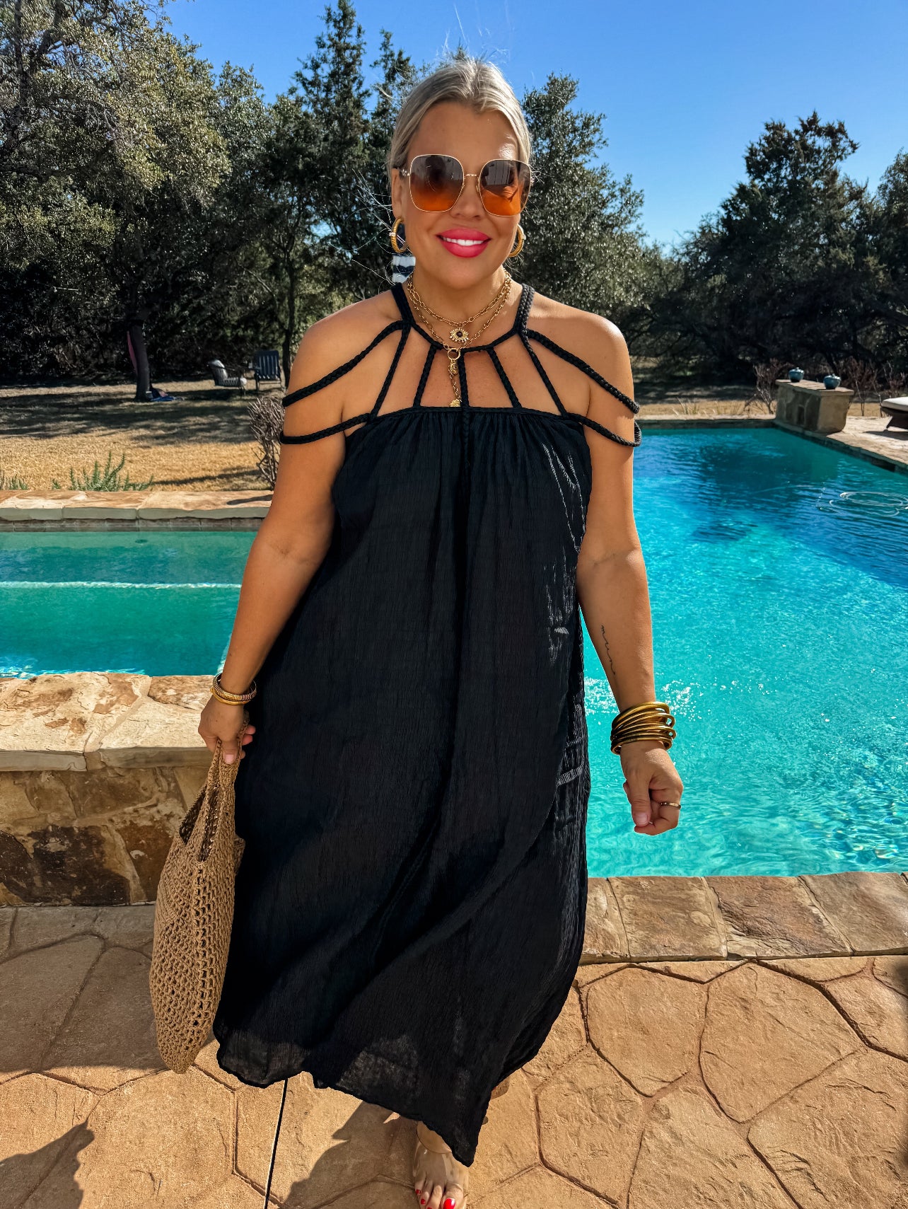 CIAO BELLA STRAPPY DRESS - RTS