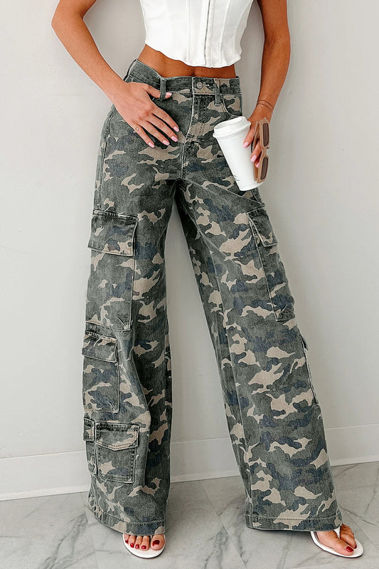Green Camo Cargo Pants September.