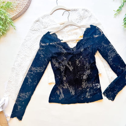 Romantic Lace Long Sleeve Top