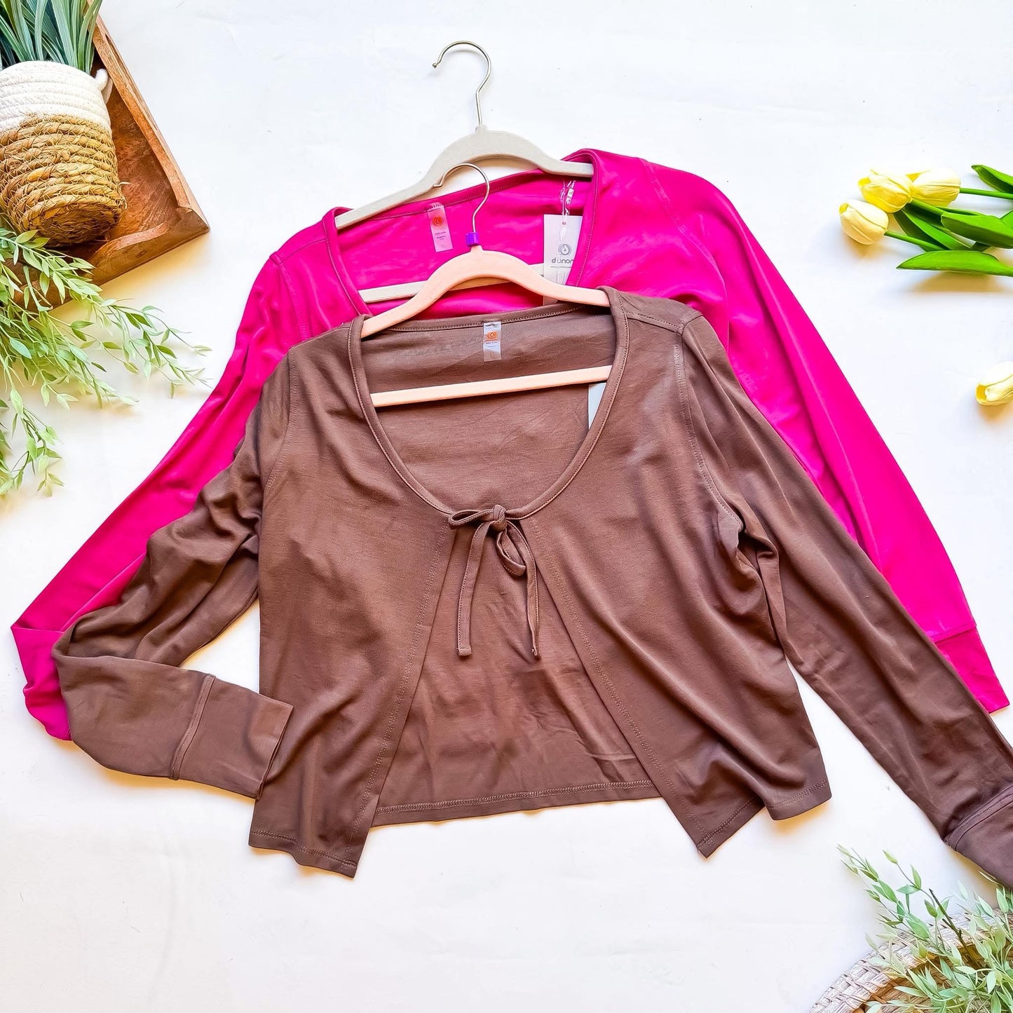Berry Sweet Tie-Front Cardigan