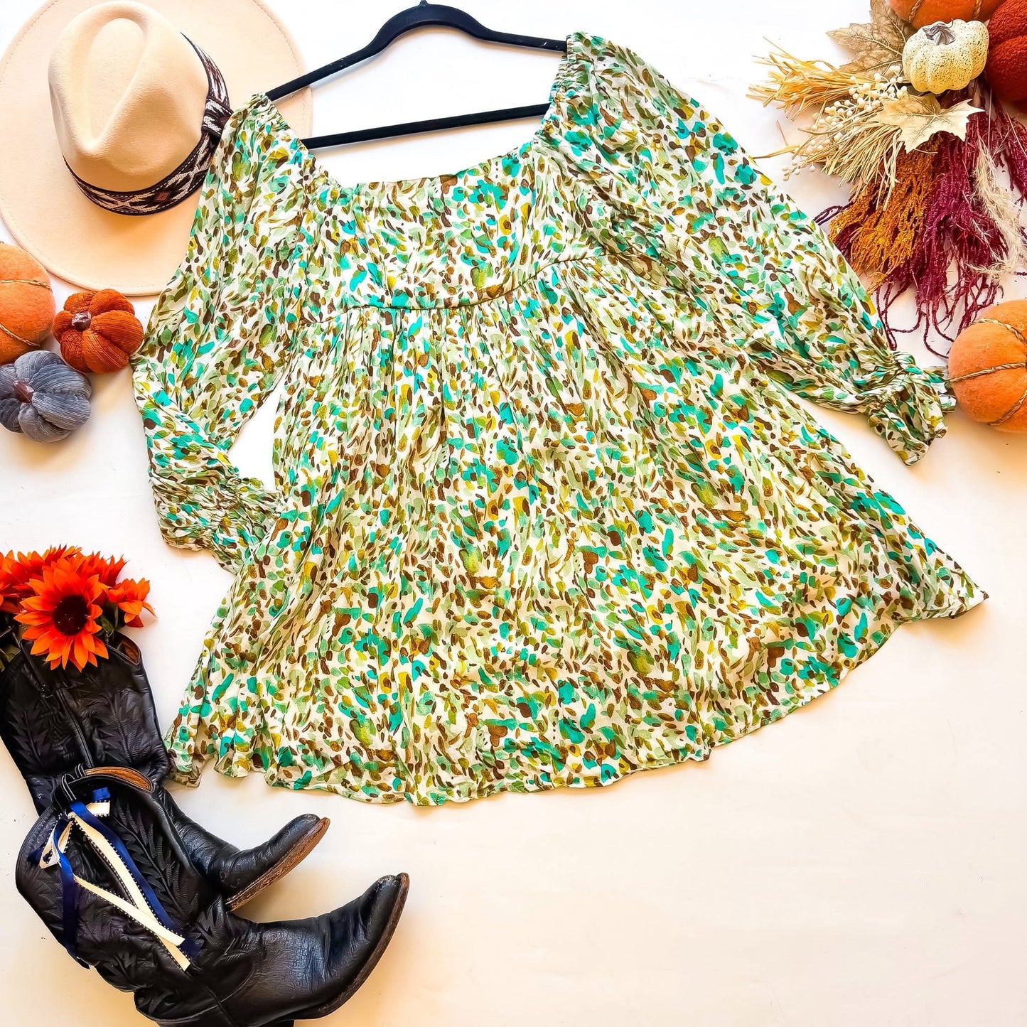 🍂 Autumn Breeze Smocked Dress 🍂