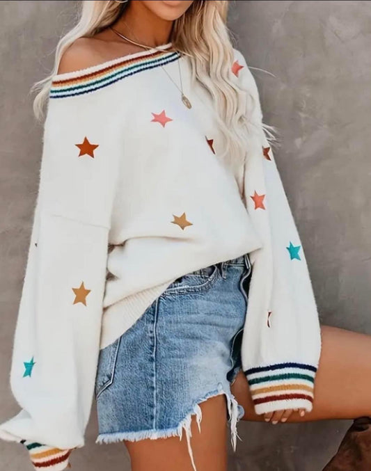 Dreamy Off Shoulder Sweater