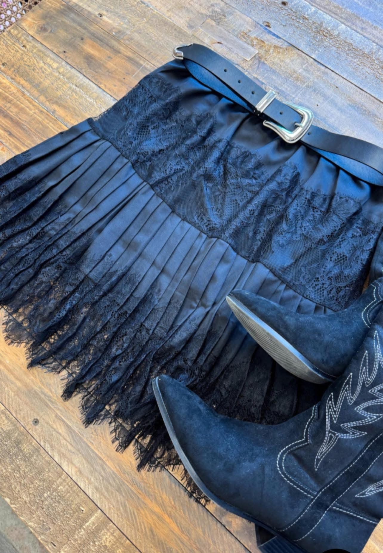 VIVIANE Lace Slip Skirt