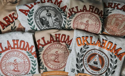 Vintage University Sweatshirt- SUBLIMATION