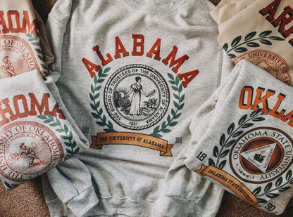 Vintage University Tee- SUBLIMATION