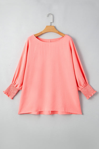 Peach Plus Size Blouse LT