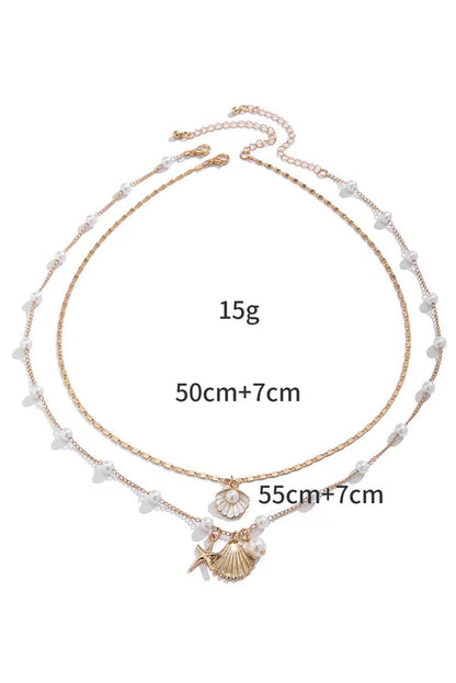 Ocean Dual Chain Necklace LT