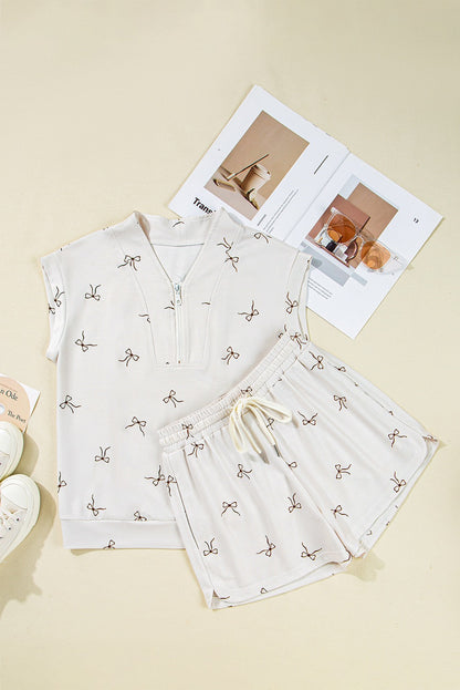 Neutral Bow Print Set LT