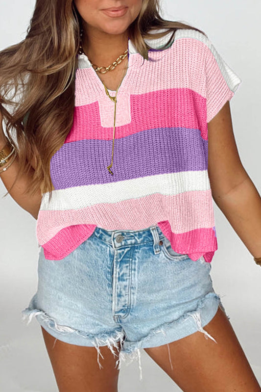 Pink and Purple Sweater Shirt May.