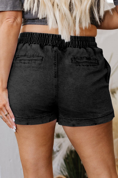 Black Drawstring Skorty May.