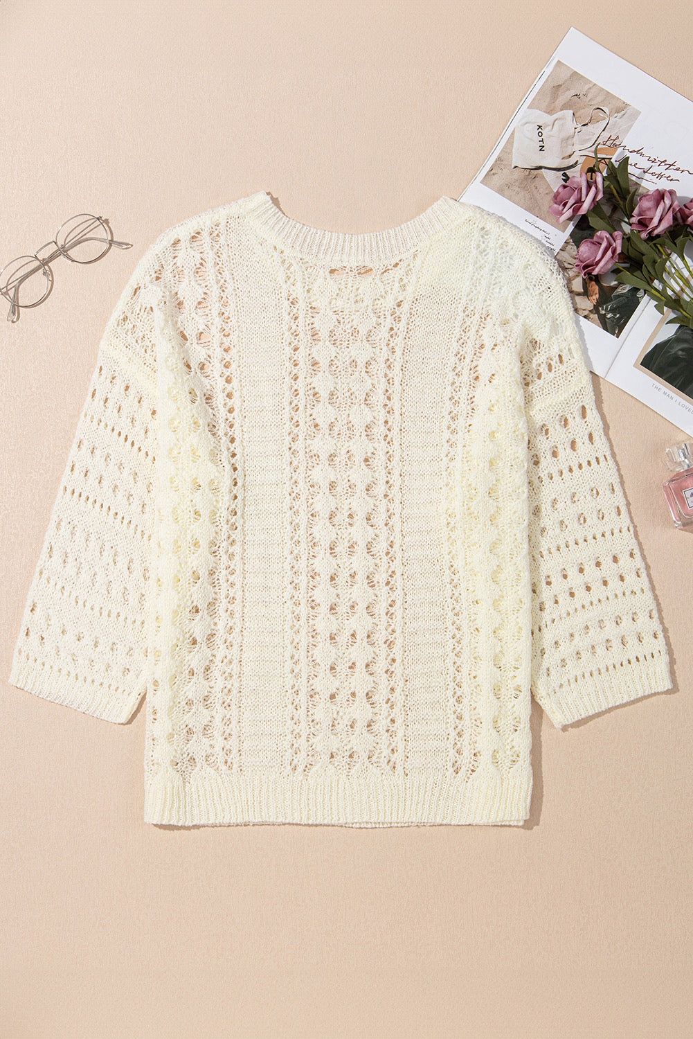 Hollow Out Knit Top May.