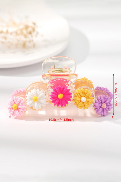 Vibrant Flower Claw Clip RTS