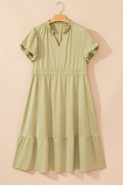 Green Plus Size Maxi LT