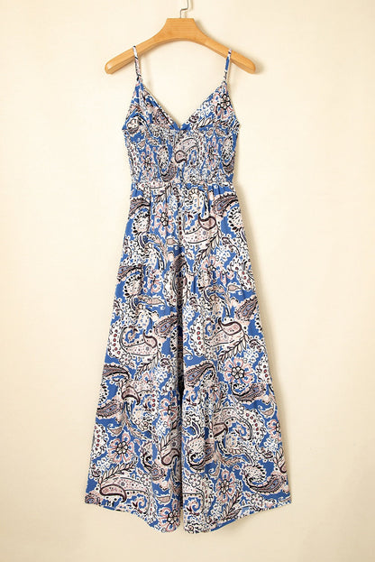 Blue Paisley Front Twist Maxi LT