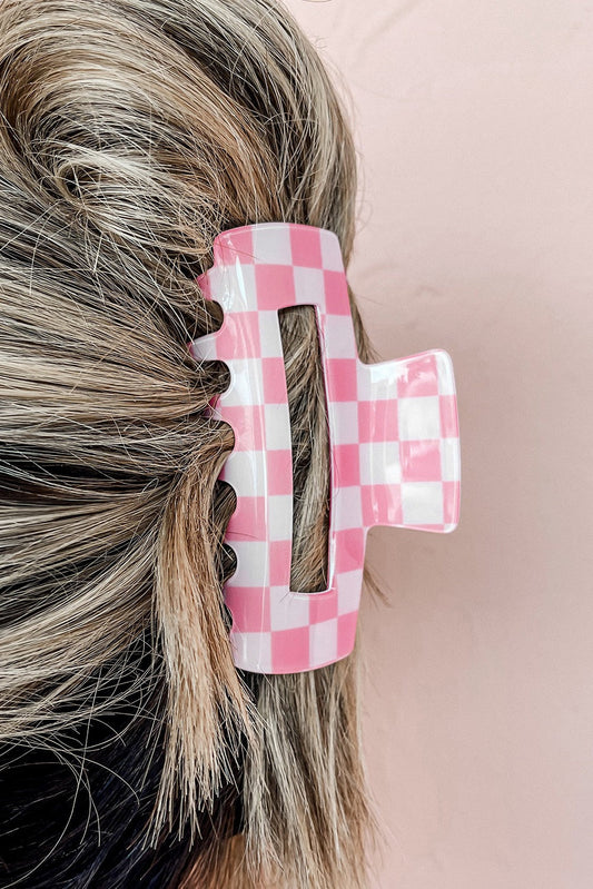 Checkered Hair Clip RTS