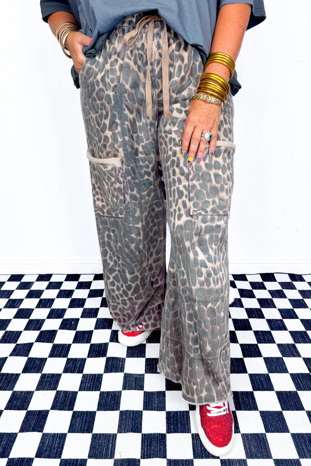 Leopard Plus Loose Pants RTS