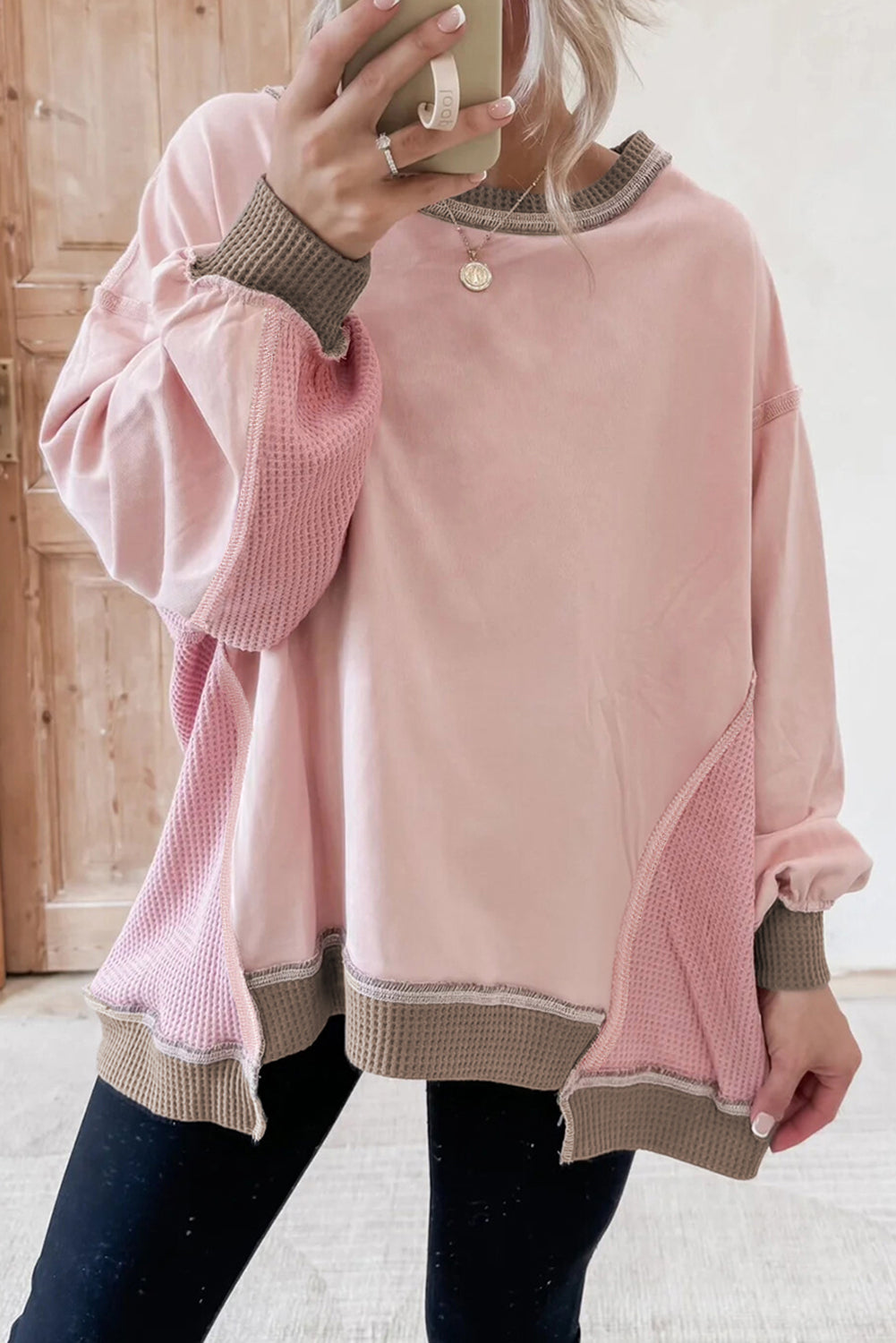 Colorblock Oversized Sweatshirt *THREE COLORS* RTS