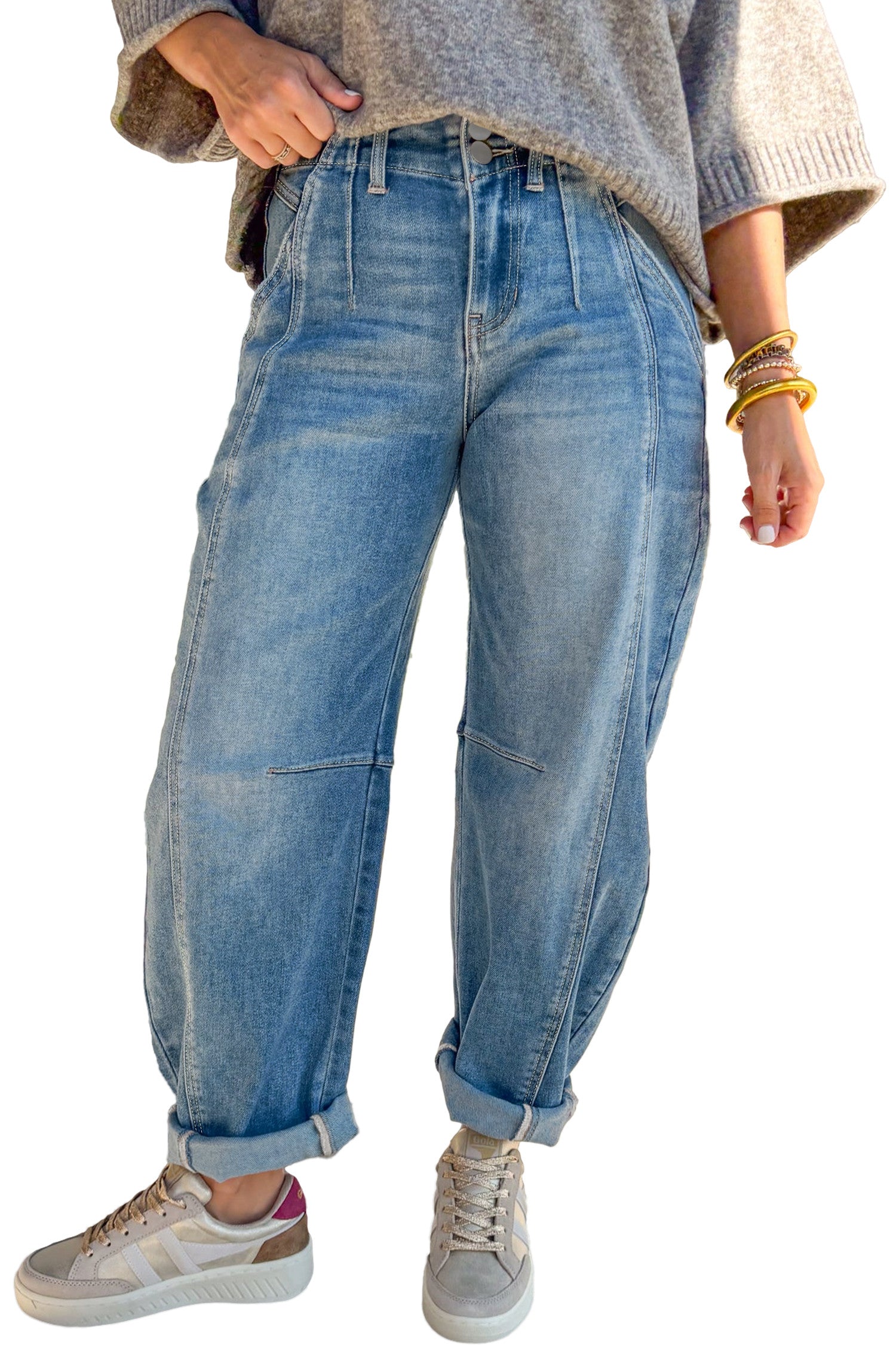 Wash Barrel Jeans RTS