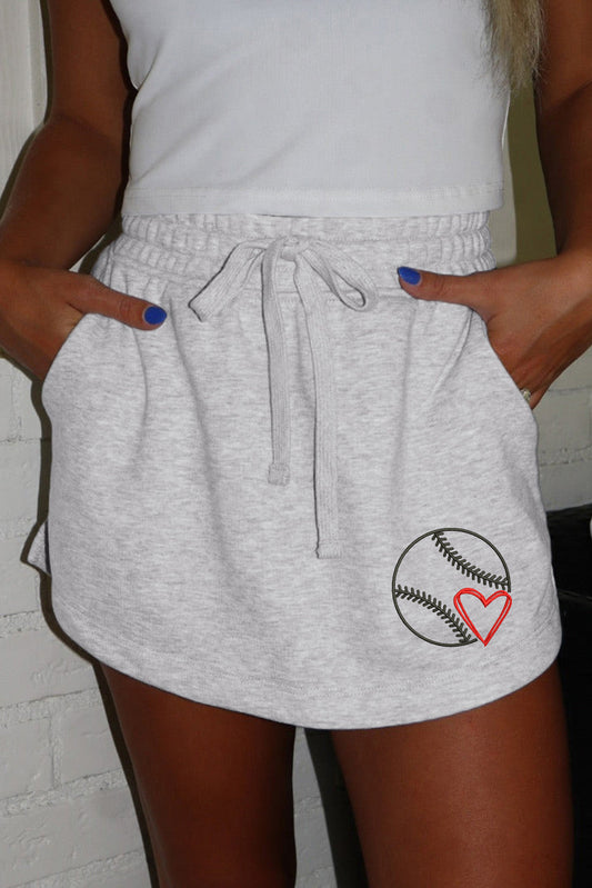Baseball Heart Skort Sale RTS