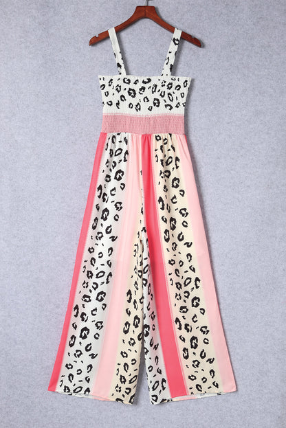 Leopard Color Block Jumpsuit RTS
